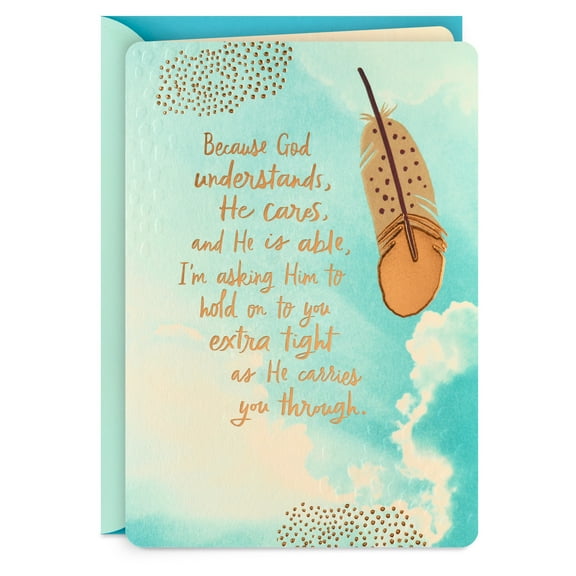 DaySpring Religious Thinking of You Card (Because God Understands)
