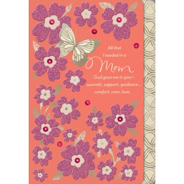 Jumbo Happy Mother's Day Greeting Cards For Mom With Envelope Mother Greeting Card Gift From Son Daughter Guest Book Signature For Mom Birthday Big Shaped Jumbo Floral 14 X 21.26 Inch