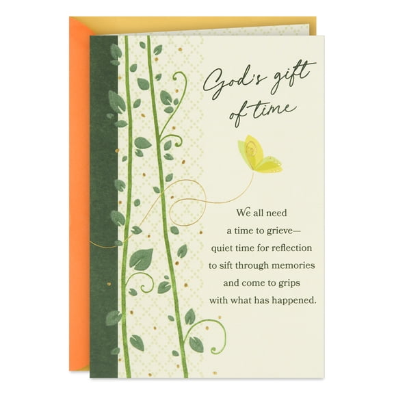 DaySpring Religious Sympathy Card (God's Gift of Time)
