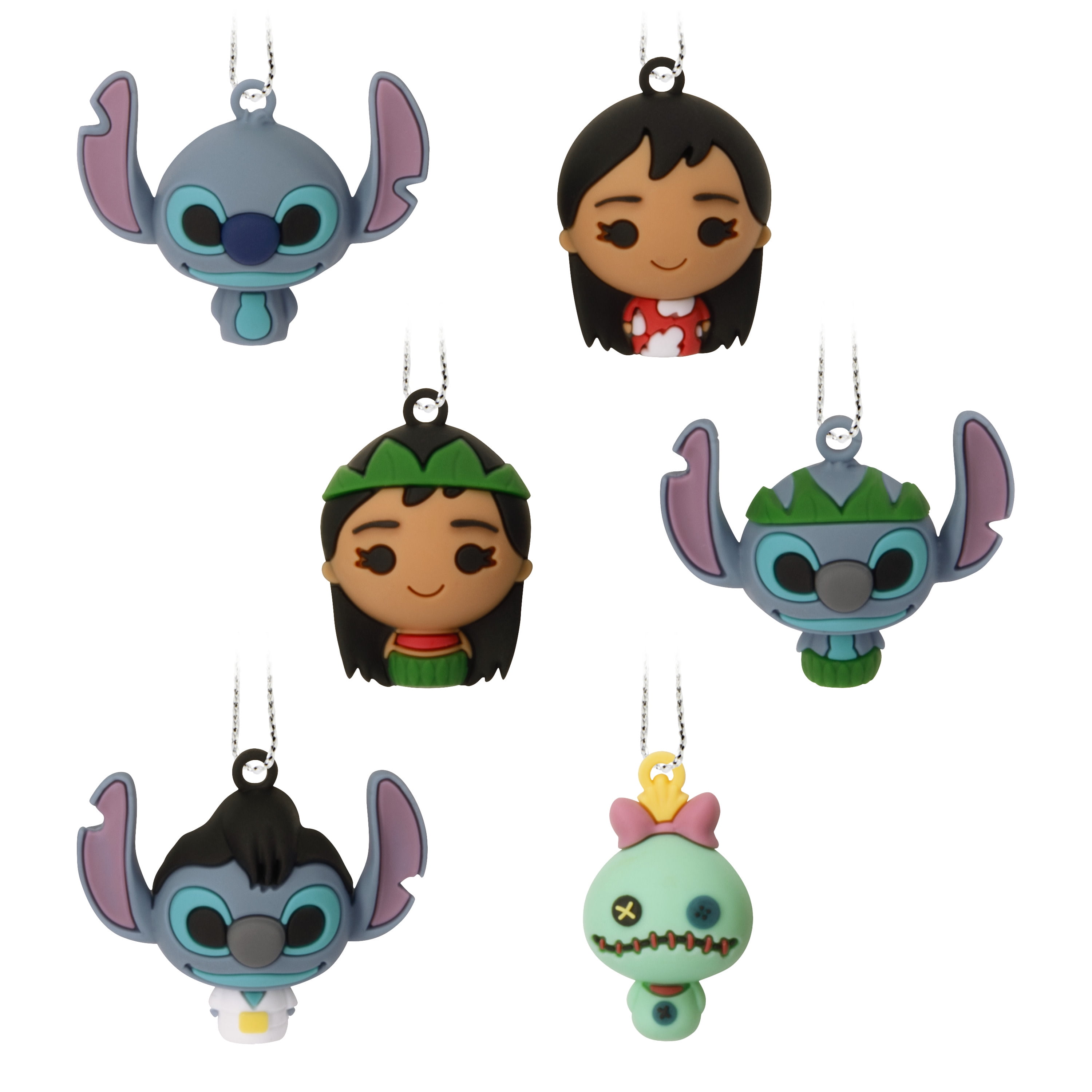 Hallmark Disney Lilo Stitch Mini Christmas Ornaments