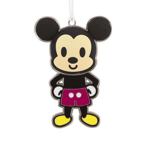 Hallmark Disney Mickey Mouse Christmas Metal Ornament New with Card