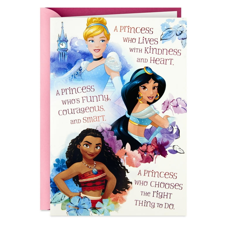 hallmark disney princess dresses card Hallmark Disney Princess Birthday Card (The Magic in You)