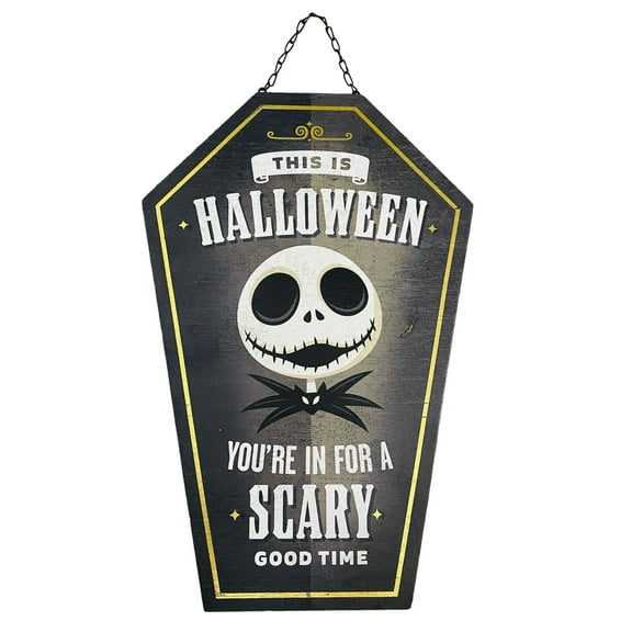 Hallmark Disney The Nightmare Before Christmas Jack Skellington Hanging Wall Plaque