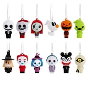 Hallmark Disney Tim Burtons The Nightmare before Christmas Countdown Calendar Paper Tree Set with 12 Mini Ornaments