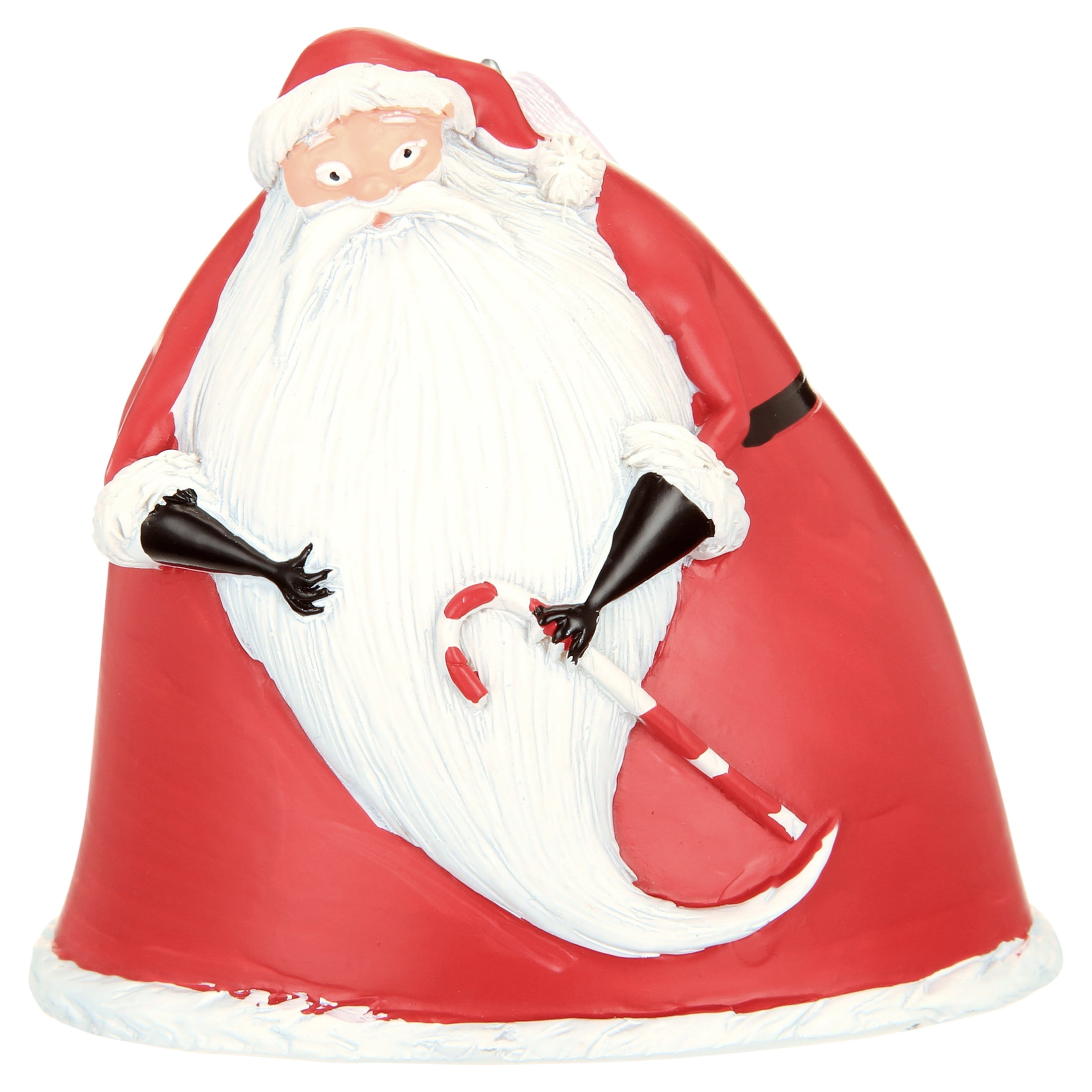 Sandy Claws Red and White Resin Hanging Ornament