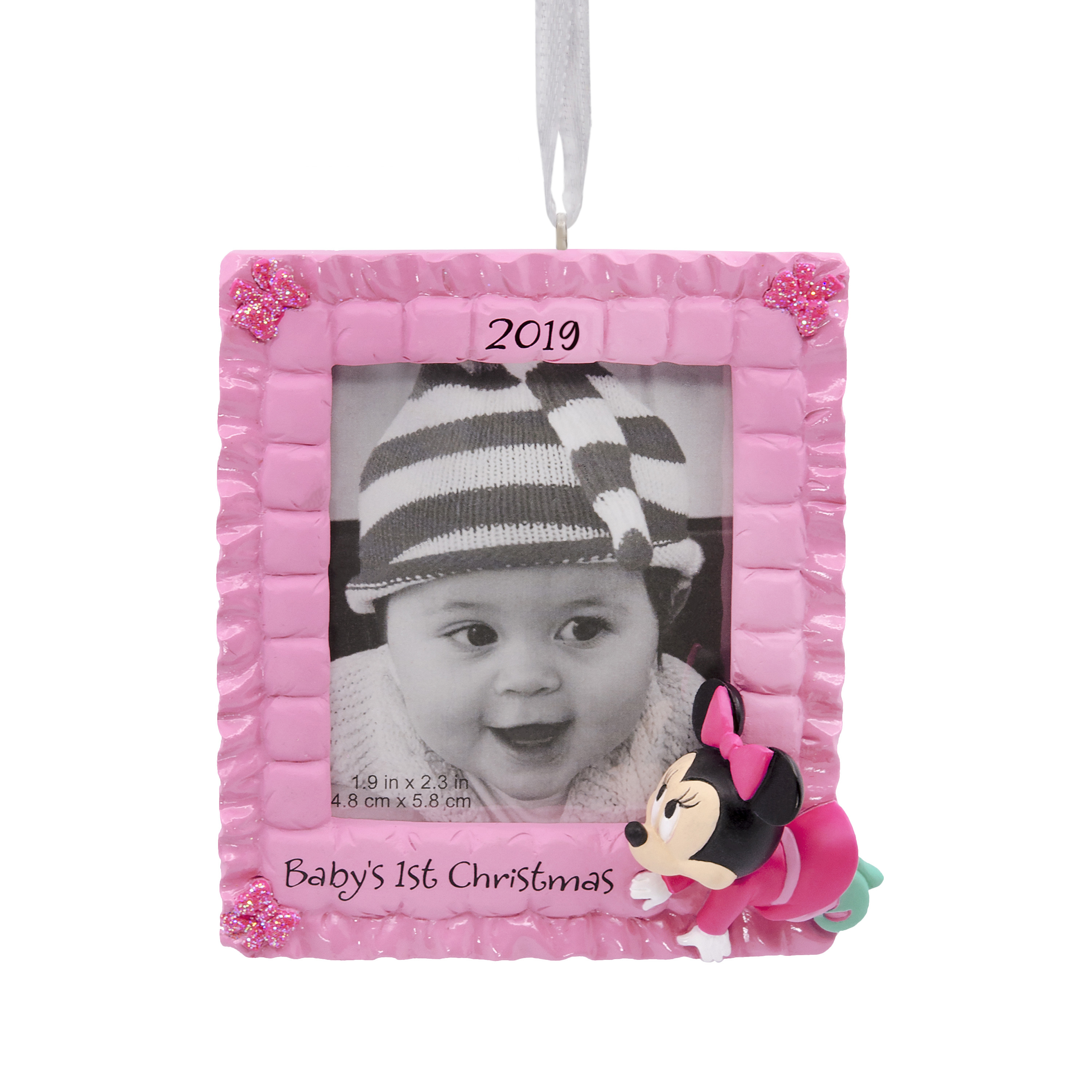 Hallmark Disney's 2019 Minnie Mouse Baby's 1st Christmas Christmas Ornaments - image 1 of 6