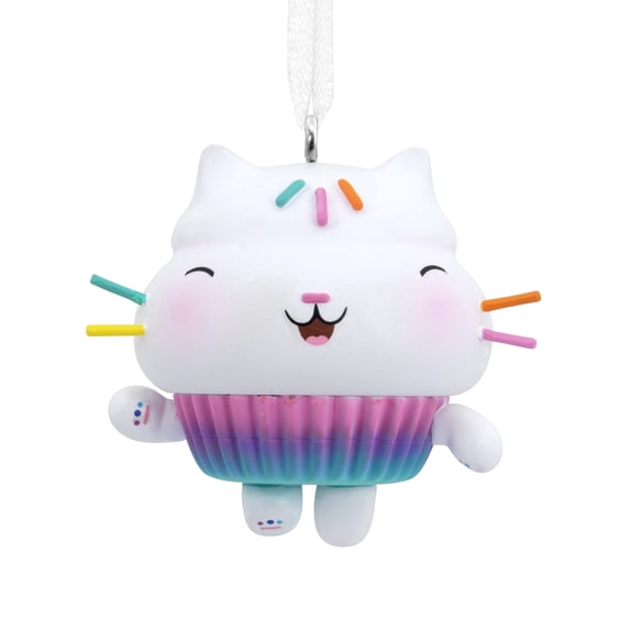 Hallmark DreamWorks Animation Gabby's Dollhouse Cakey Cat Ornament, 0.14lbs