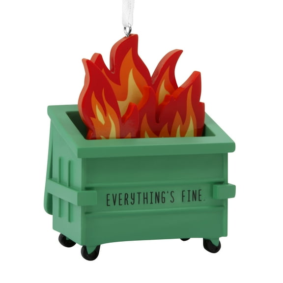 Hallmark Dumpster Fire Christmas Ornament, 1 Count