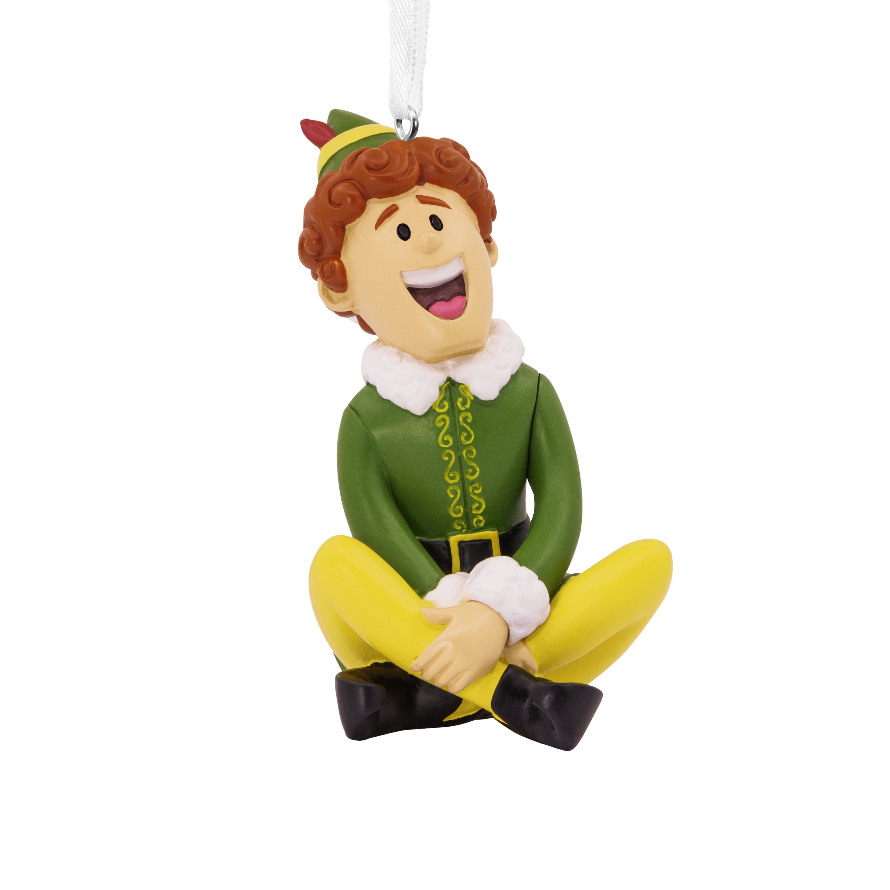Hallmark Christmas Decoration with Elf Buddy Singing Ornament for Tree