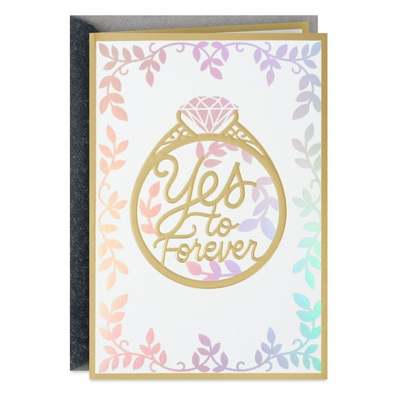 Hallmark Engagement Card (Yes to Forever)