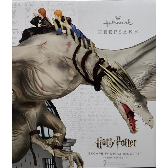 Hallmark Escape from Gringotts Harry Potter Keepsake Ornament Set