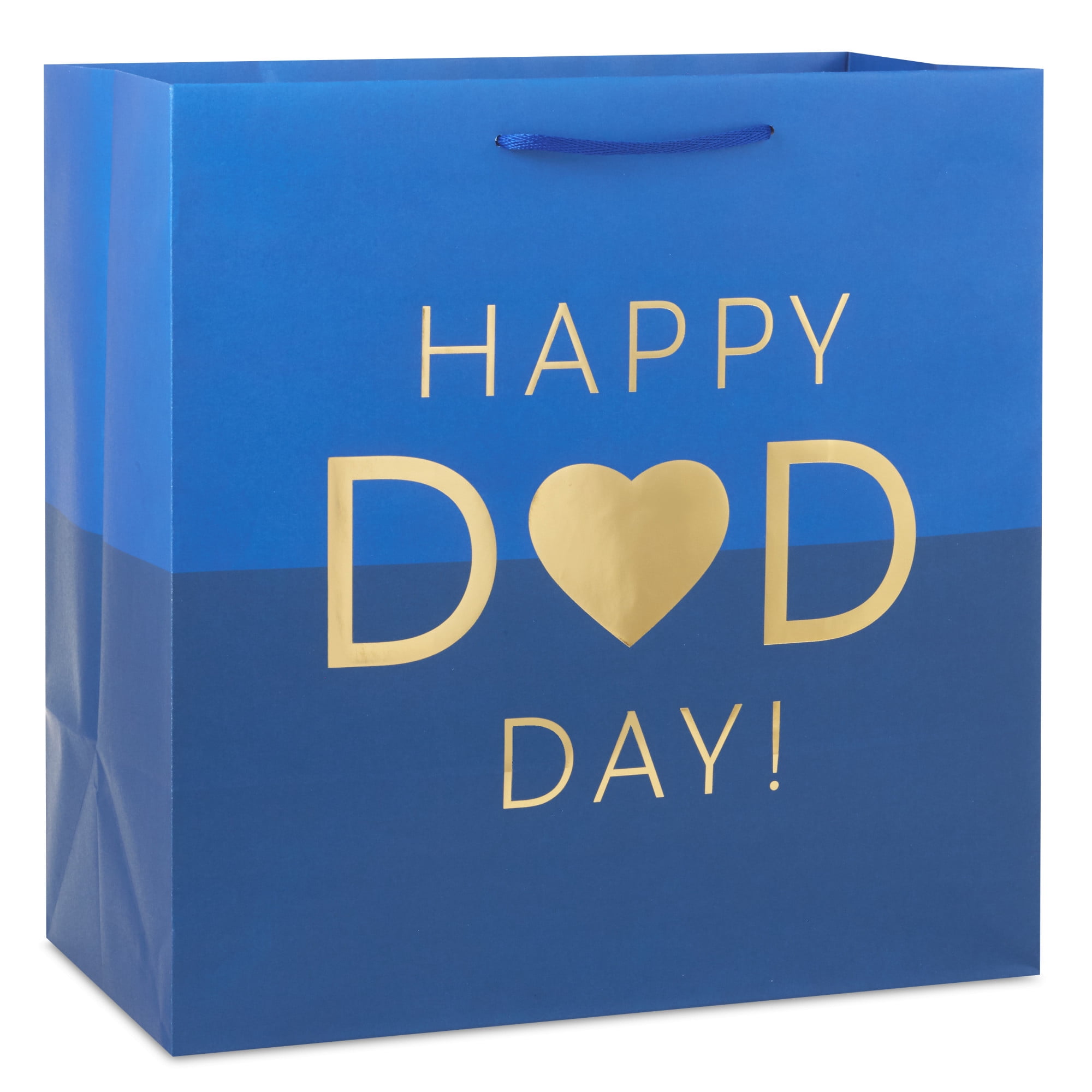 Hallmark Extra-Deep Gift Bag (Happy Dad Day on Blue)