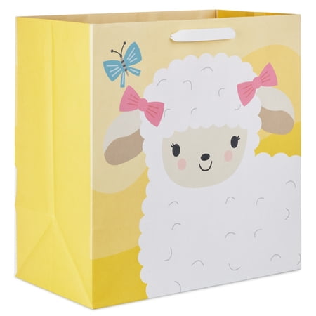 Hallmark Extra-Deep Gift Bag (Lamb on Yellow)