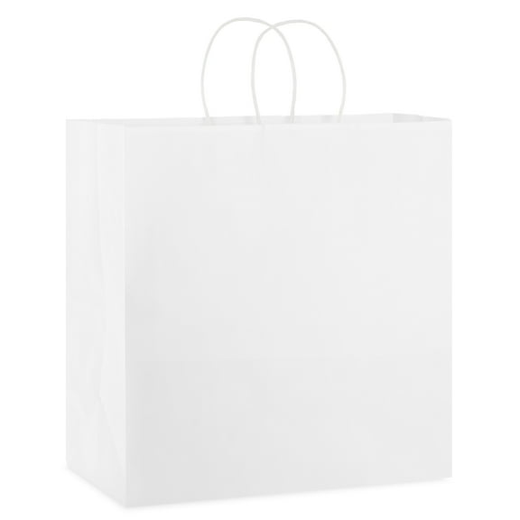 Hallmark Extra-Deep Gift Bag (Solid White)