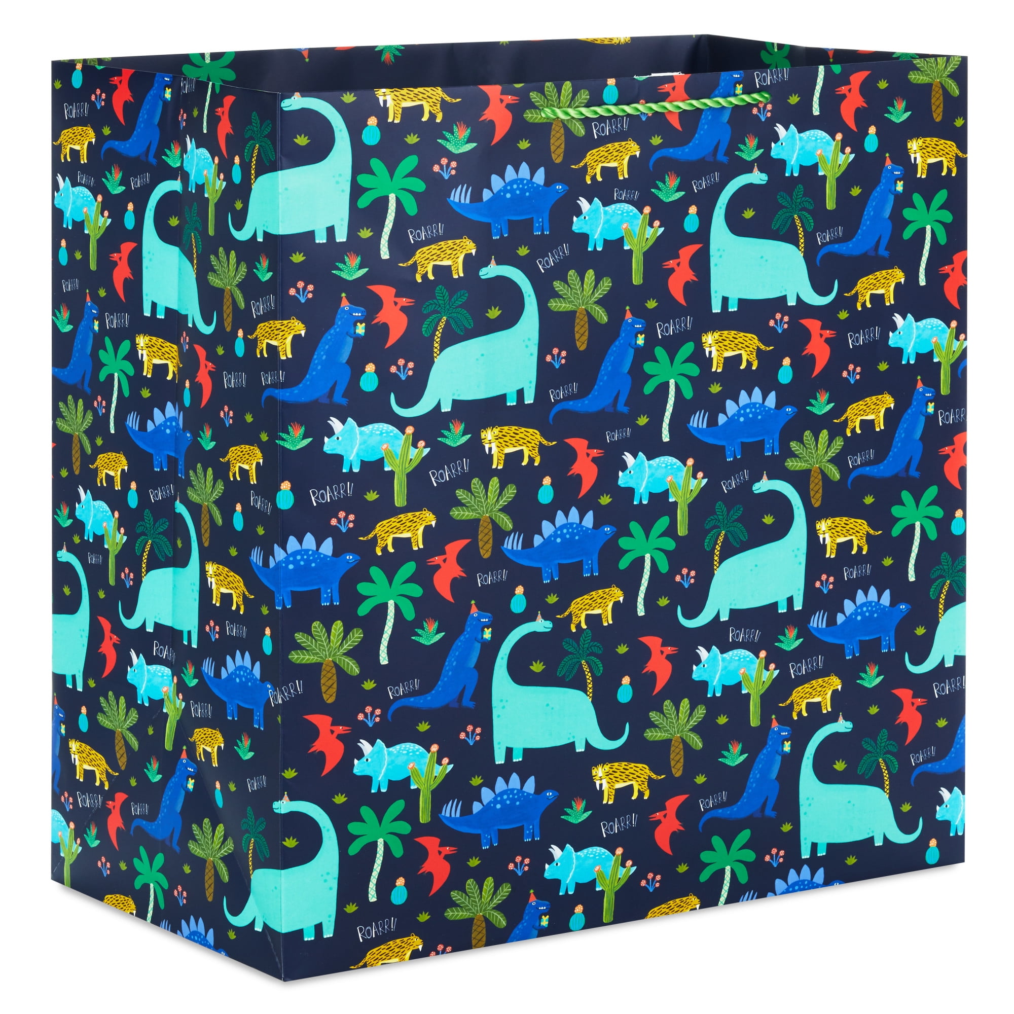 Would Sign Language Count Hallmark Extra-Deep Multicolored Gift Bag (Dinosaur Roar), 1 Count ...