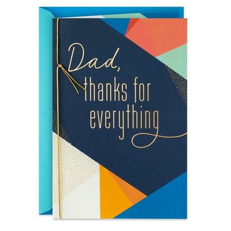 Hallmark Father's Day Greeting Card for Dad (Thanks for Everything)