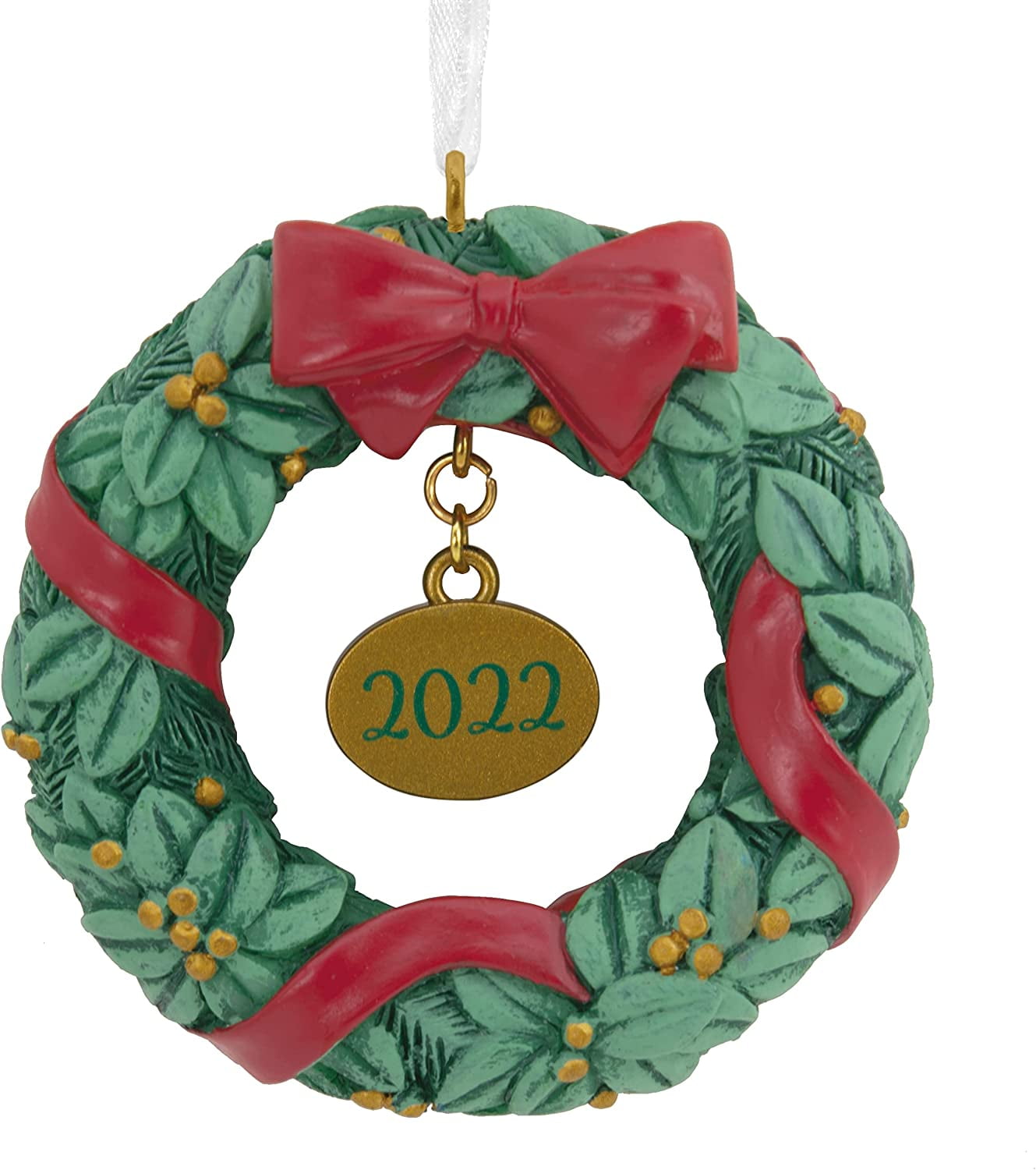 Hallmark Festive Wreath 2022 Christmas Ornament (Release date 8/29/22