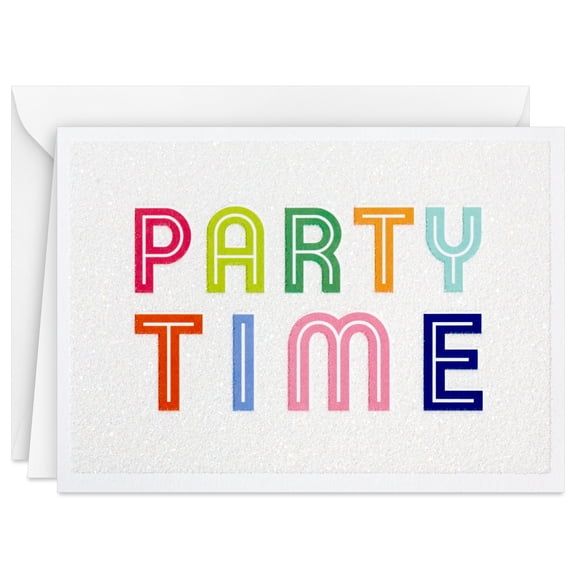 Hallmark Fill-in-the-Blank Party Invitations (Party Time), Pack of 10