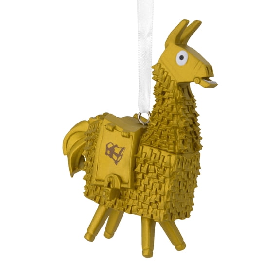 Hallmark Fortnite Golden Loot Llama Christmas Ornament