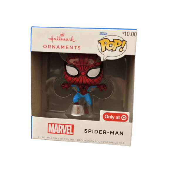 Hallmark Funko POP! Marvel Spider-Man Christmas Tree Ornament Target New w Box