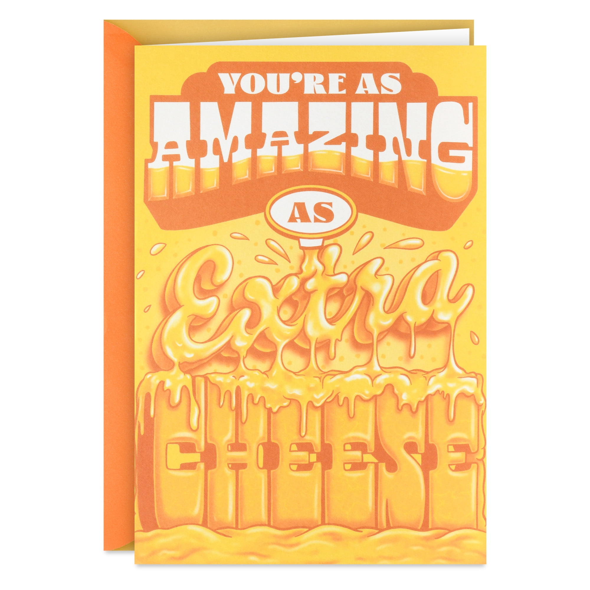 Hallmark Funny Birthday Card (As Amazing as Extra Cheese) - Walmart.com