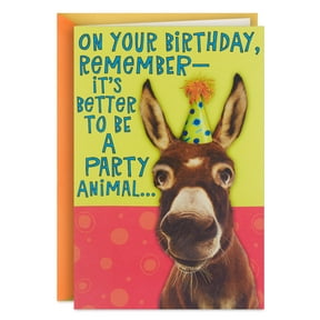 Hallmark Funny Birthday Card (Farting Donkey)