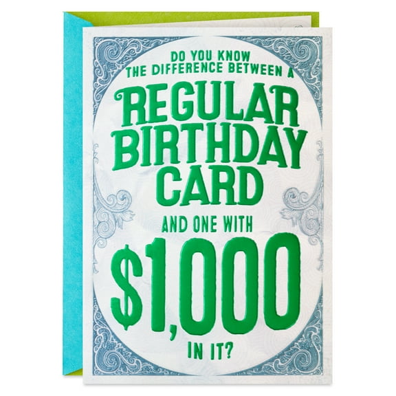 Hallmark Funny Birthday Card (Knowing the Difference)