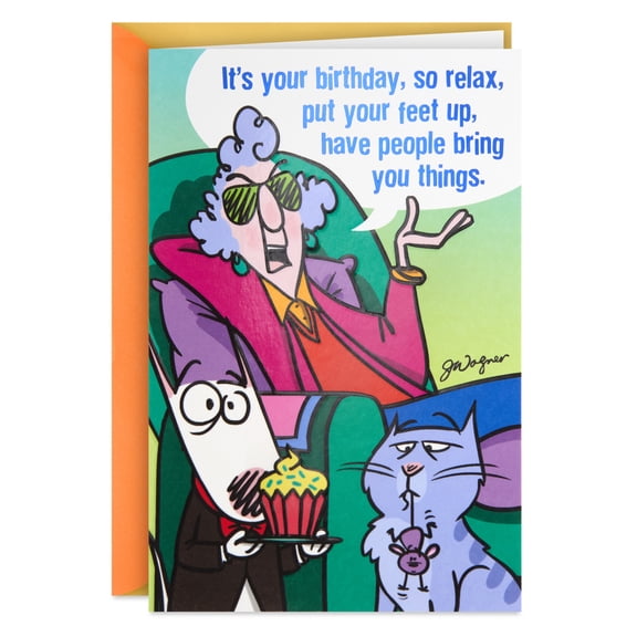Hallmark Funny Birthday Card (Maxine Pretend You're a Man)