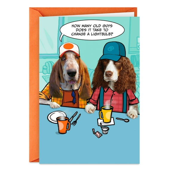 Hallmark Funny Birthday Card (Old Guys Resistant to Change)