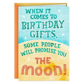 Hallmark Funny Birthday Card (The Moon)