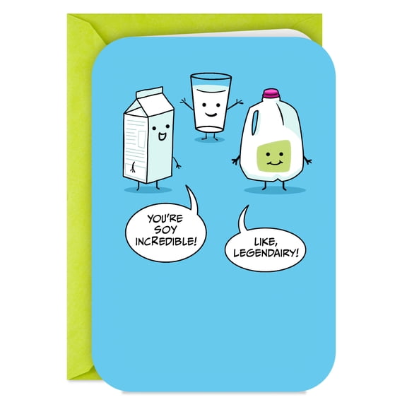 Hallmark Funny Birthday Card (You're Soy Incredible)