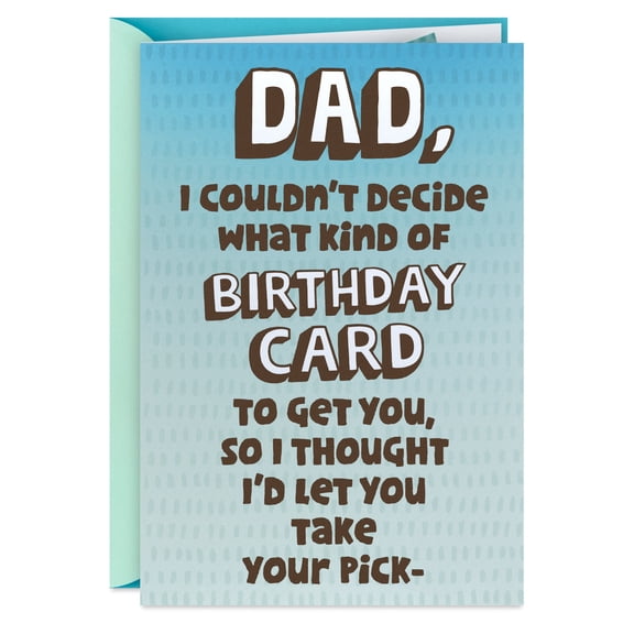 Hallmark Funny Birthday Card with Mini Cards (Take Your Pick)