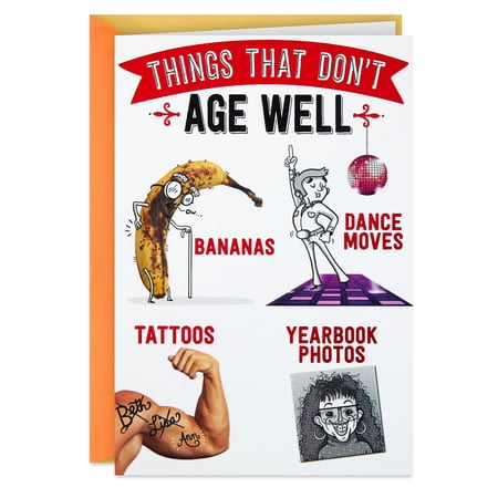 Hallmark Funny Birthday Greeting Card (Aging Well)