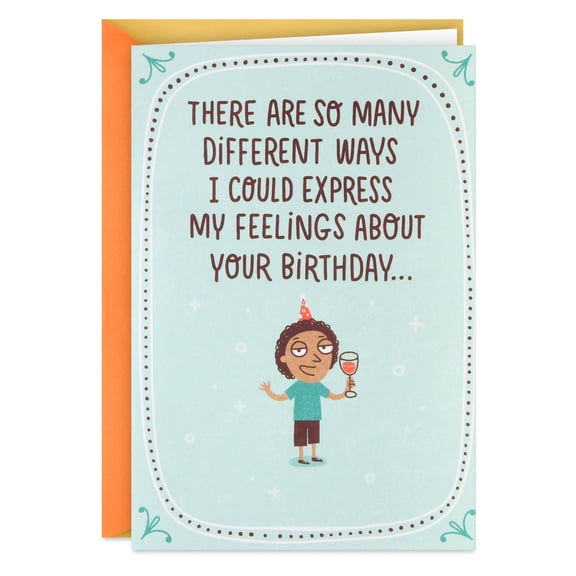 Hallmark Funny Pop-Up Birthday Card (Let's Party)