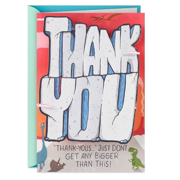 Hallmark Funny Thank You Card (Thanks a Ton)