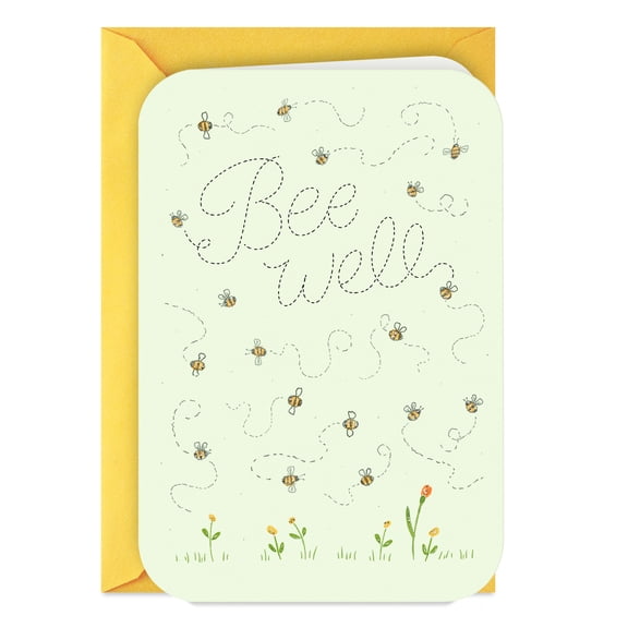 Hallmark Get Well Card (Hope You'll Be Buzzing Around Soon)