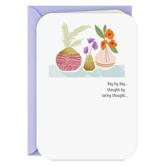 Hallmark Get Well Card (Thought by Caring Thought)