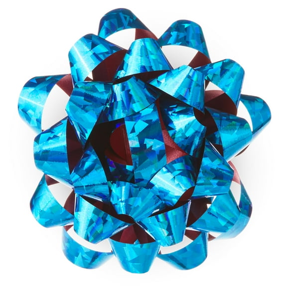Hallmark Gift Bow (Metallic Red and Turquoise)