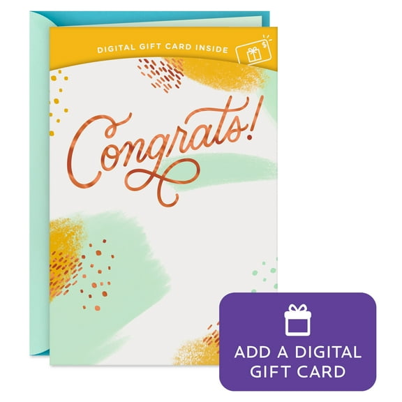 Hallmark Gift Card Greeting Congratulations Card, Graduation Card (Great Reason to Celebrate)