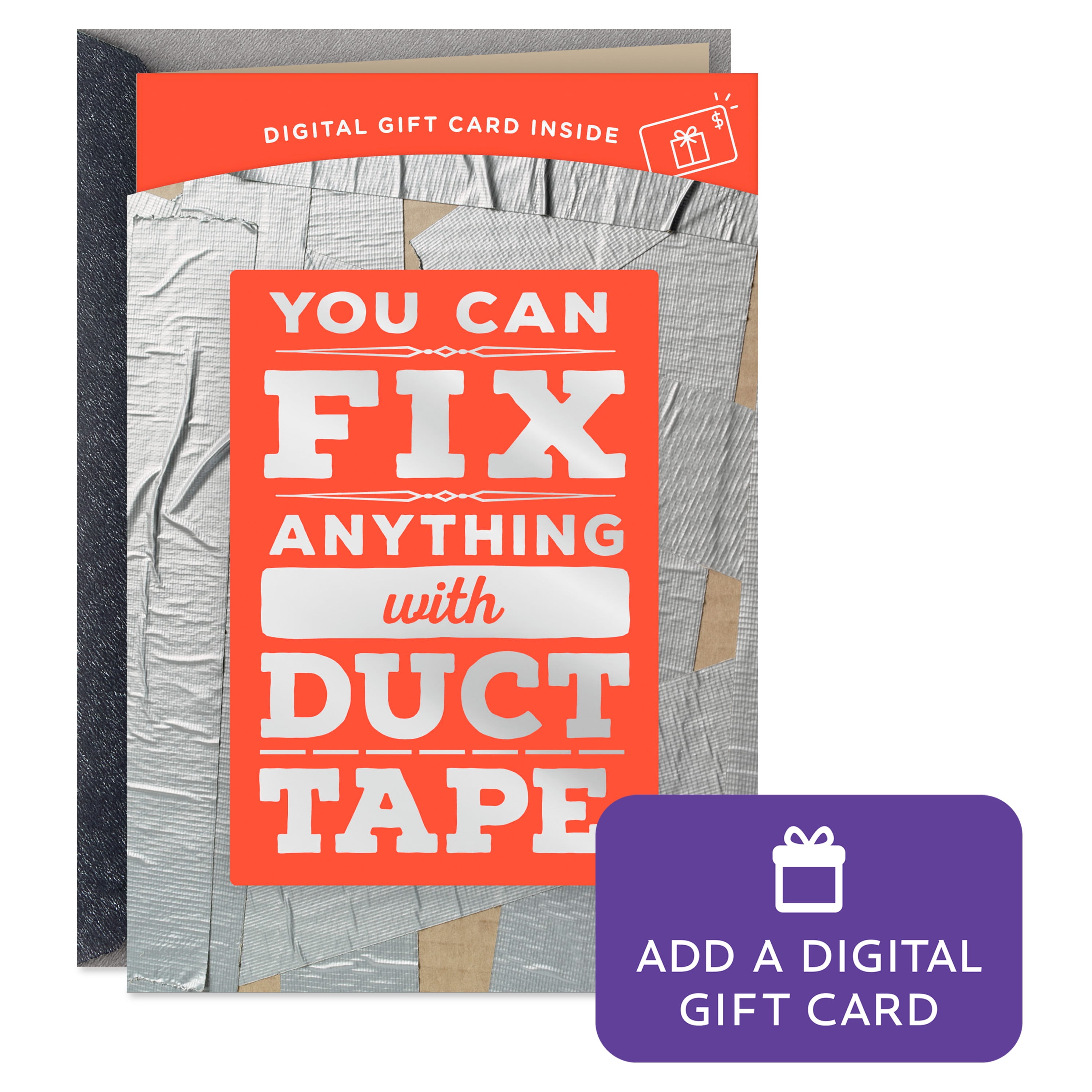 Hallmark Gift Card Greeting Funny Birthday Card for Him, Adult Humor (Duct Tape and Curse Words)