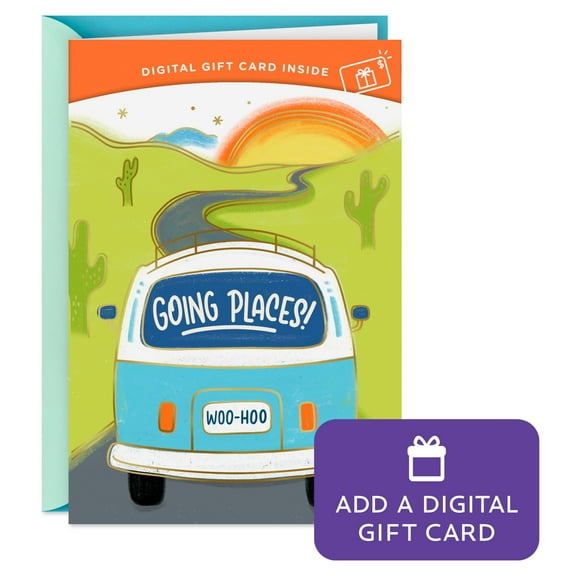 Hallmark Gift Card Greeting Graduation Card (Enjoy the Ride)