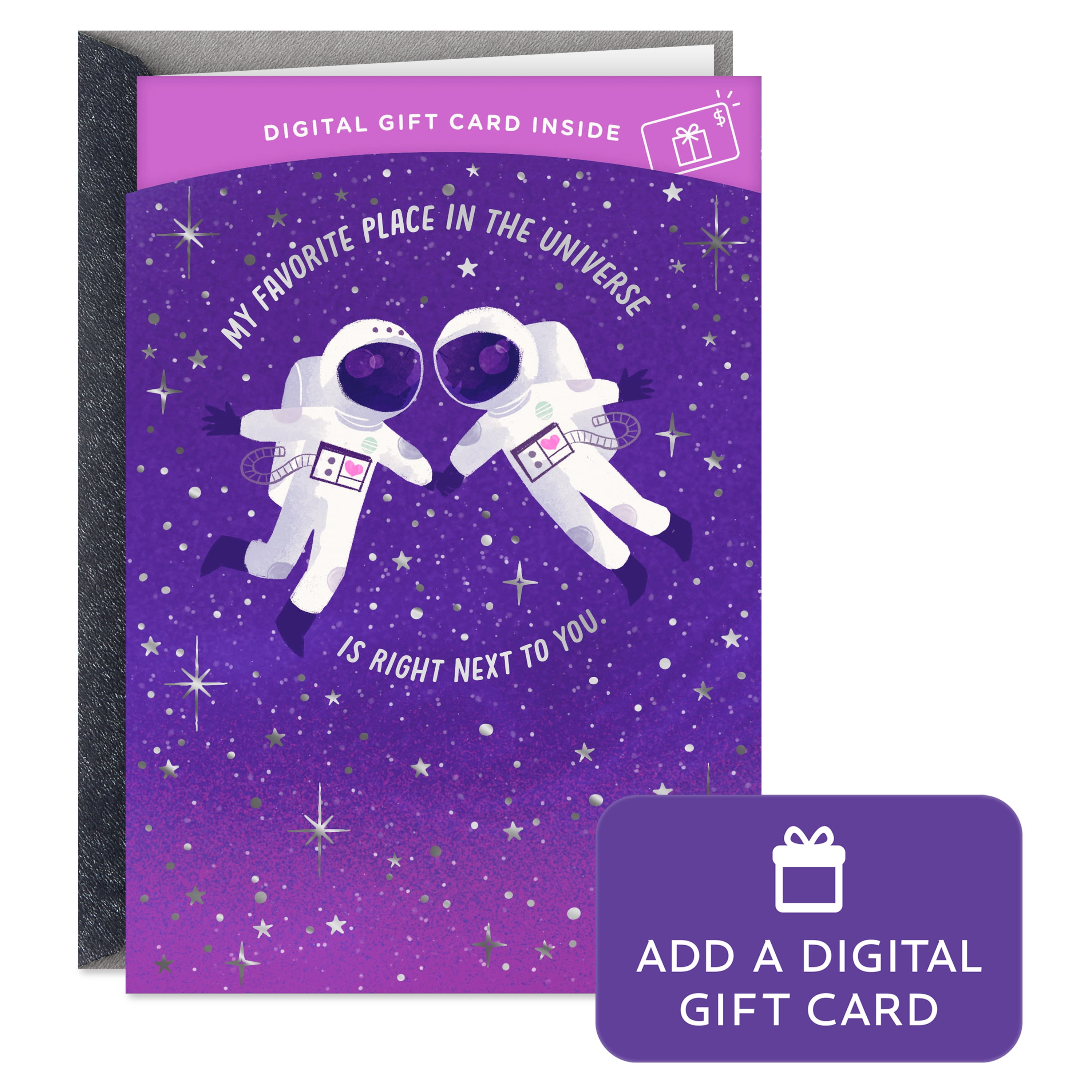 Hallmark Gift Card Greeting Romantic Birthday Card for Husband, Wife, Partner (Love You to the Moon and Back)