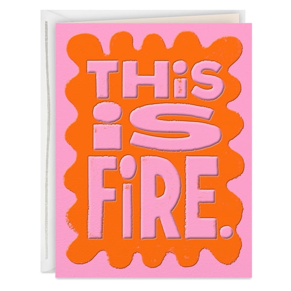 Hallmark Good Mail Congratulations Card (This Is Fire)