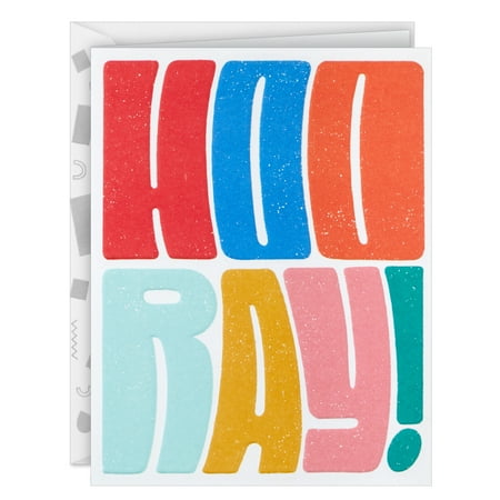 Hallmark Good Mail Congratulations Greeting Card (Colorful Hooray)