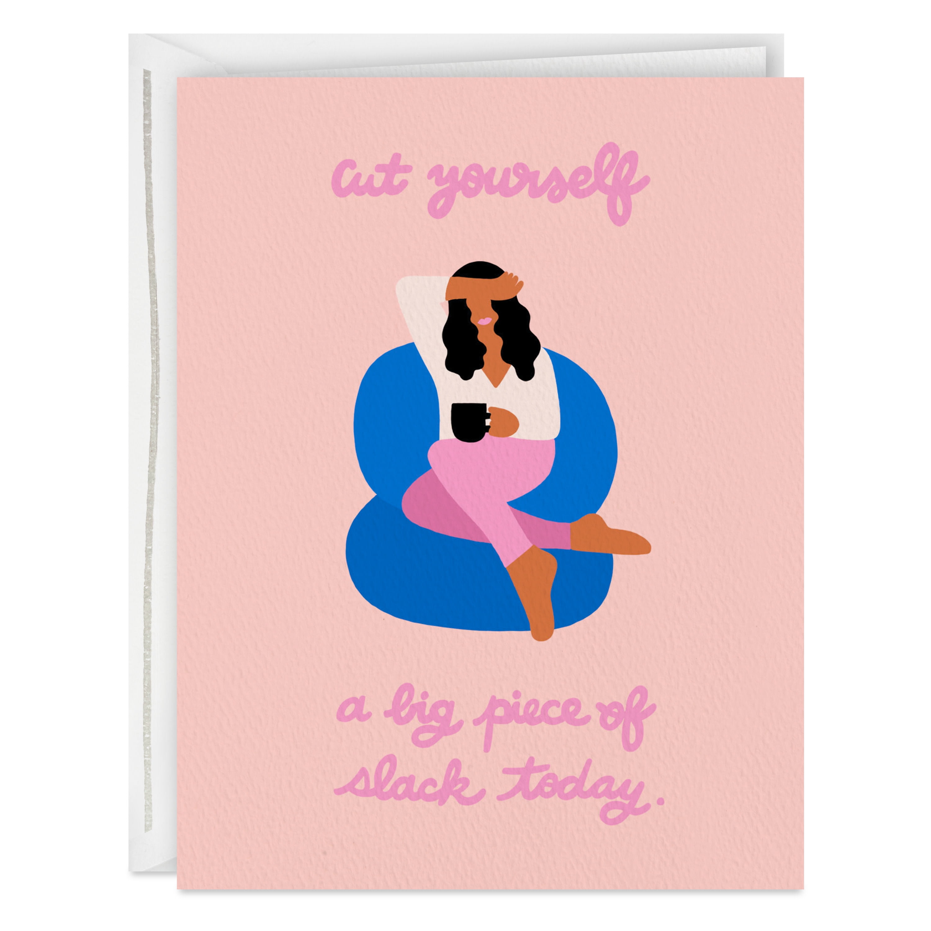 Hallmark Good Mail Encouragement Card for Her (Cut Yourself Some Slack)