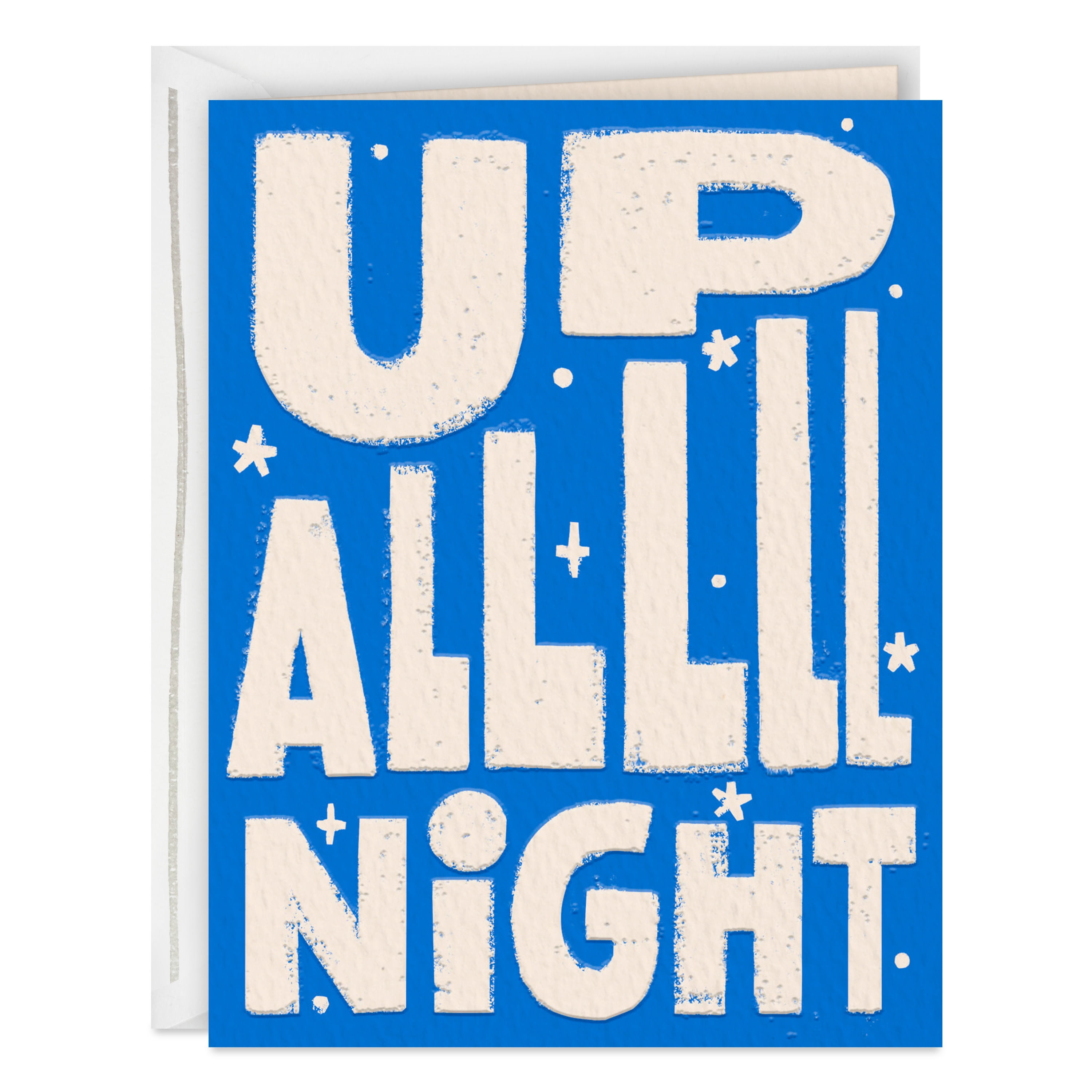 Hallmark Good Mail Funny New Baby Card (Up All Night)