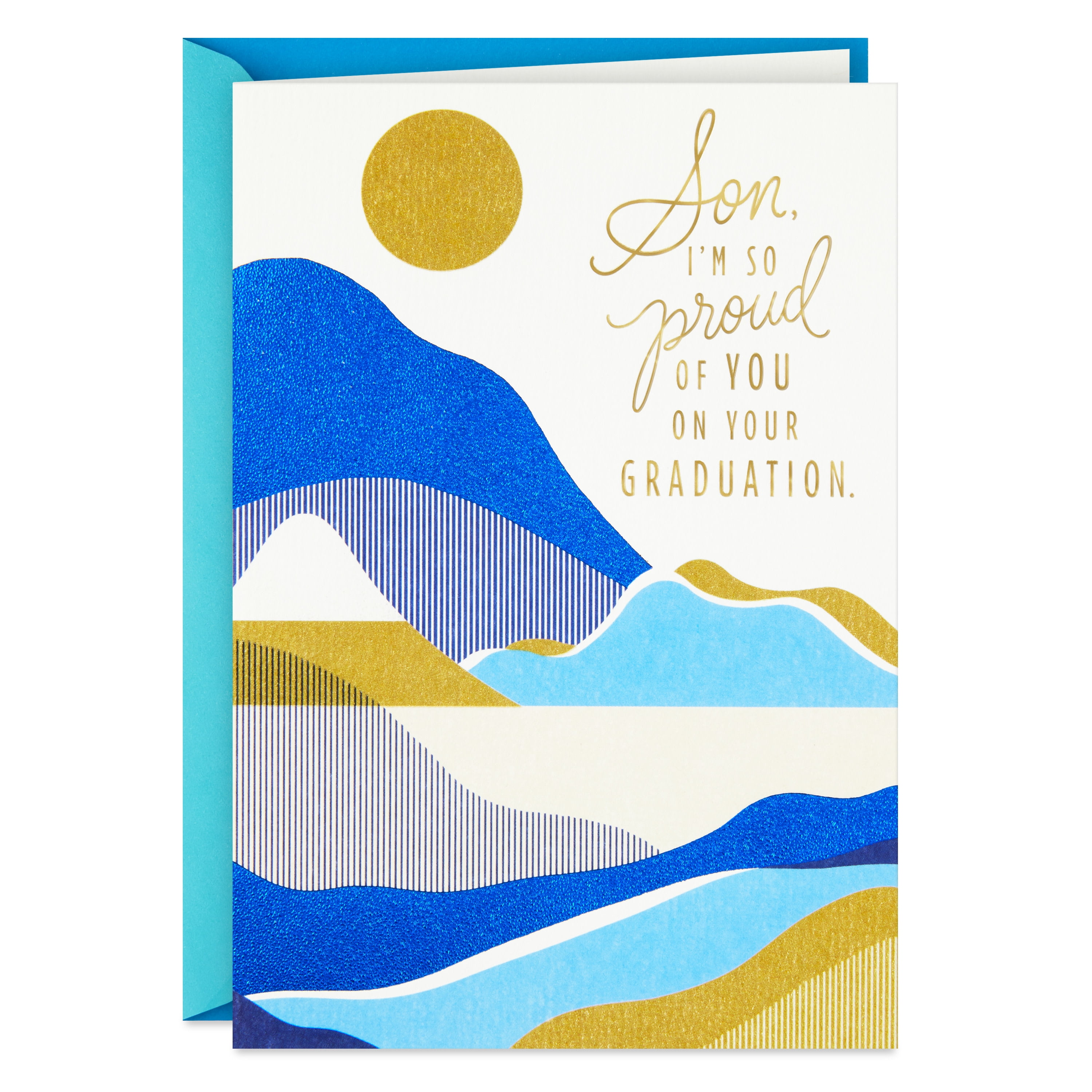 Hallmark Graduation Card for Son (Mountain I'm Proud of You) - Walmart.com