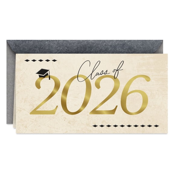 Hallmark Money Holder 2026 Graduation Card (Wishes for Happiness)