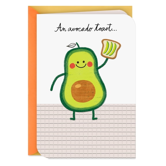 Hallmark Congratulations Card (Avocado Toasting You)