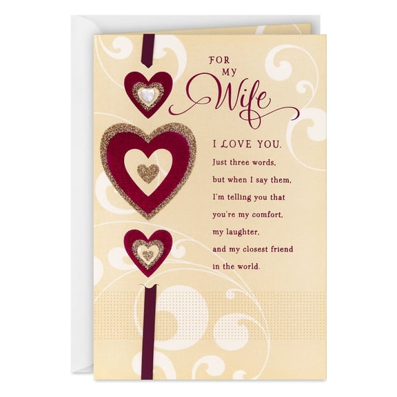 Hallmark Anniversary Card for Wife (My Closest Friend)